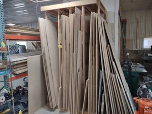 lot 267 image: Assorted Sheet Stock with Rack...