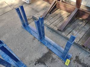 lot 295 image: (2) Wall Mount Rack Brackets, 62x2...