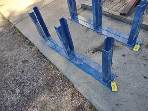 lot 294 image: (2) Wall Mount Rack Brackets, 62x2...
