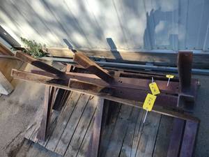 lot 296 image: (2) Wall Mount Rack Brackets, 78x2...