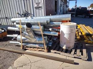 lot 289 image: Dust Collector Pipe on (3) Skids...