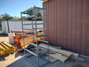 lot 287 image: Steel Shelf Frame, 48x24x96...