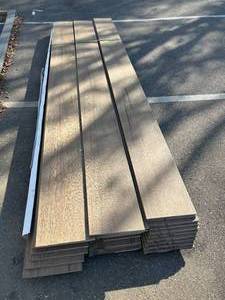 lot 3 image: TIMBERTECH Lot of 28- TT Legacy 12 Tigerwood Fasia Boards