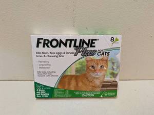 lot 28 image: FRONTLINE PLUS FOR CATS