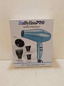 lot 52 image: BABY BLISS PRO NANO TITANIUM TURBO EXTREME PROFESSIONAL DRYER