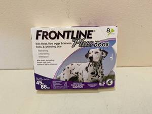 lot 25 image: FRONTLINE PLUS FOR DOGS