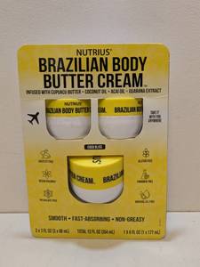 lot 68 image: NUTRIUS BRAZILIAN BODY BUTTER CREAM