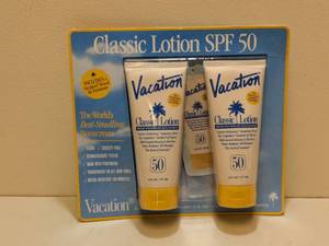lot 85 image: VACATION CLASSIC LOTION SPF50 SUNSCREEN