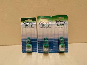 lot 88 image: (3) REFRESH TEARS LUBRICANT EYE DROPS