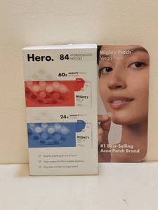 lot 92 image: HERO HYDROCOLLOID PATCHES 84PK.