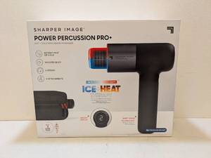 lot 59 image: SHARPER IMAGE POWER PERCUSSION PRO  HOTCOLD MASSAGER
