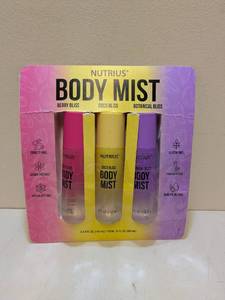 lot 60 image: NUTRIUS BODY MIST 3PK.