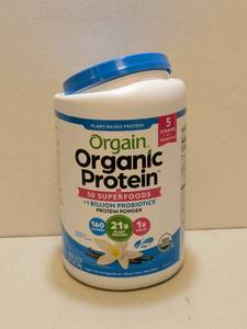 lot 63 image: NEW ORGAIN ORGANIC PROTEIN (VANILLA)