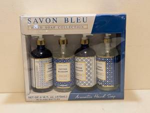 lot 65 image: SAVON BLEU HAND SOAP COLLECTION 4PK.
