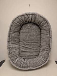 KIRKLAND SIGNATURE FURRY LARGE PET BED (TAN)