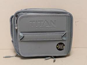 lot 145 image: TITAN BY ARTIC ZONE EXPANDABLE FRIDGE COLD LUNCH BOX GRAY