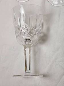 lot 12 image: Waterford Crystal Lismore 6 Claret Glasses