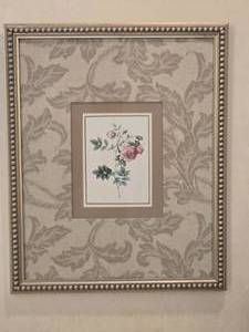 lot 242 image: Delightful Fine Art Botanical Print Pair