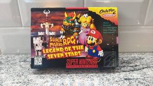 lot 1 image: Super Mario RPG Legend of the Seven Stars SNES Complete in Box Untested