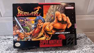 lot 4 image: Breath of Fire Super Nintendo Game with Box and Inserts - Untested