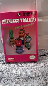 lot 8 image: Princess Tomato in the Salad Kingdom NES Game with Box and Manual - Untested
