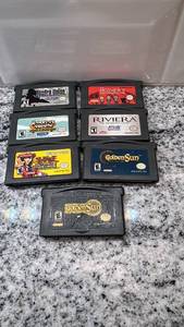 lot 9 image: Collection of 7 Game Boy Advance RPG Cartridges - Untested