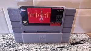 lot 35 image: Final Fantasy III Super Nintendo SNES Game Cartridge