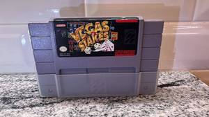 lot 36 image: Vegas Stakes Super Nintendo SNES Game Cartridge Untested