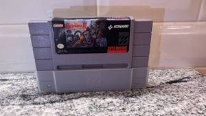 lot 37 image: Super Nintendo Castlevania IV Game Cartridge - Untested