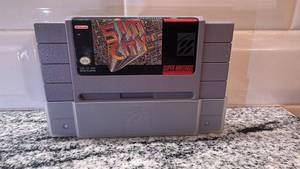lot 40 image: SimCity Super Nintendo SNES Game Cartridge