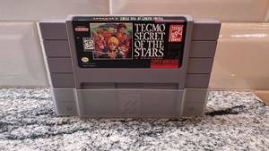 lot 41 image: Tecmo Secret of the Stars SNES Game Cartridge