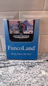lot 45 image: Sega Genesis Altered Beast Game Cartridge with FuncoLand Box