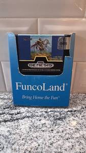 lot 47 image: Warrior of Rome Sega Genesis Game Cartridge in FuncoLand Box (Untested)