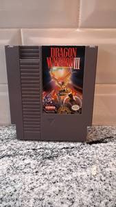 lot 51 image: Dragon Warrior III NES Cartridge with Box and Manual - Untested
