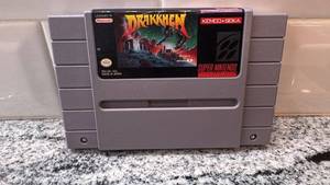 lot 60 image: Drakkhen SNES Game Cartridge with FuncoLand Box Untested