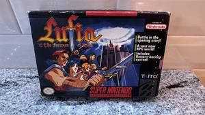lot 73 image: Lufia & The Fortress of Doom SNES Game with Box and Manual