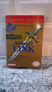 lot 76 image: The Adventure of Link NES Classic Series with Box and Manual