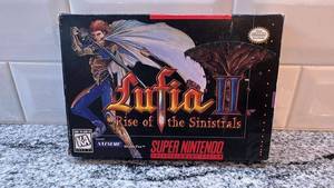 lot 82 image: Lufia II Rise of the Sinistrals SNES Game with Box and Manual