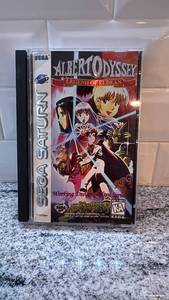 lot 84 image: Albert Odyssey Legend of Eldean Sega Saturn Game with Case and Manual (Untested)