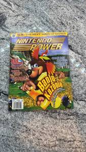 lot 117 image: Used Nintendo Power Magazine Issue Featuring Banjo-Kazooie