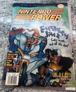lot 136 image: Used Nintendo Power Magazine Issue 83 - Earthworm Jim 2 Cover, Nintendo Collectible