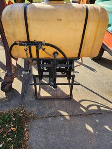 lot 14 image: 35-Gallon Agricultural Sprayer with Spray Wand and Hoses
