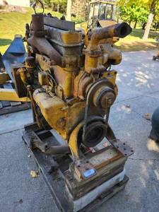 lot 21 image: Used Caterpillar Diesel Tractor Engine Assembly Model 59J248