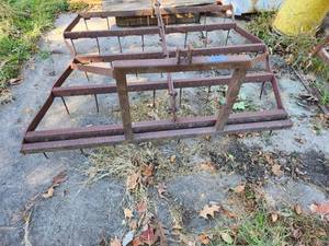 lot 46 image: Vintage Steel Field Harrow Attachment