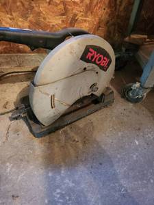 lot 85 image: Ryobi Metal Chop Saw