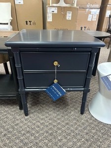 lot 64 image: Safavieh Niah 2 Drawer Nightstand - MSRP $516