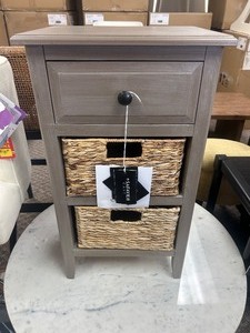 lot 66 image: Safavieh Everly Drawer Side Table - MSRP $178