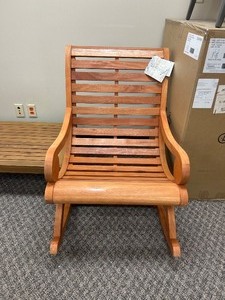 lot 73 image: Safavieh Sonora Outdoor Rocking Chair - MSRP $379