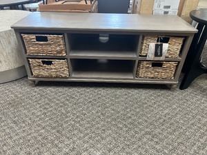 lot 79 image: Safavieh Rooney TV Unit - MSRP $417