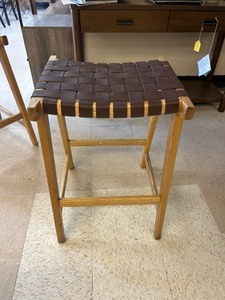 lot 125 image: Safavieh Abreu Rectangle Counter Stool - MSRP $302